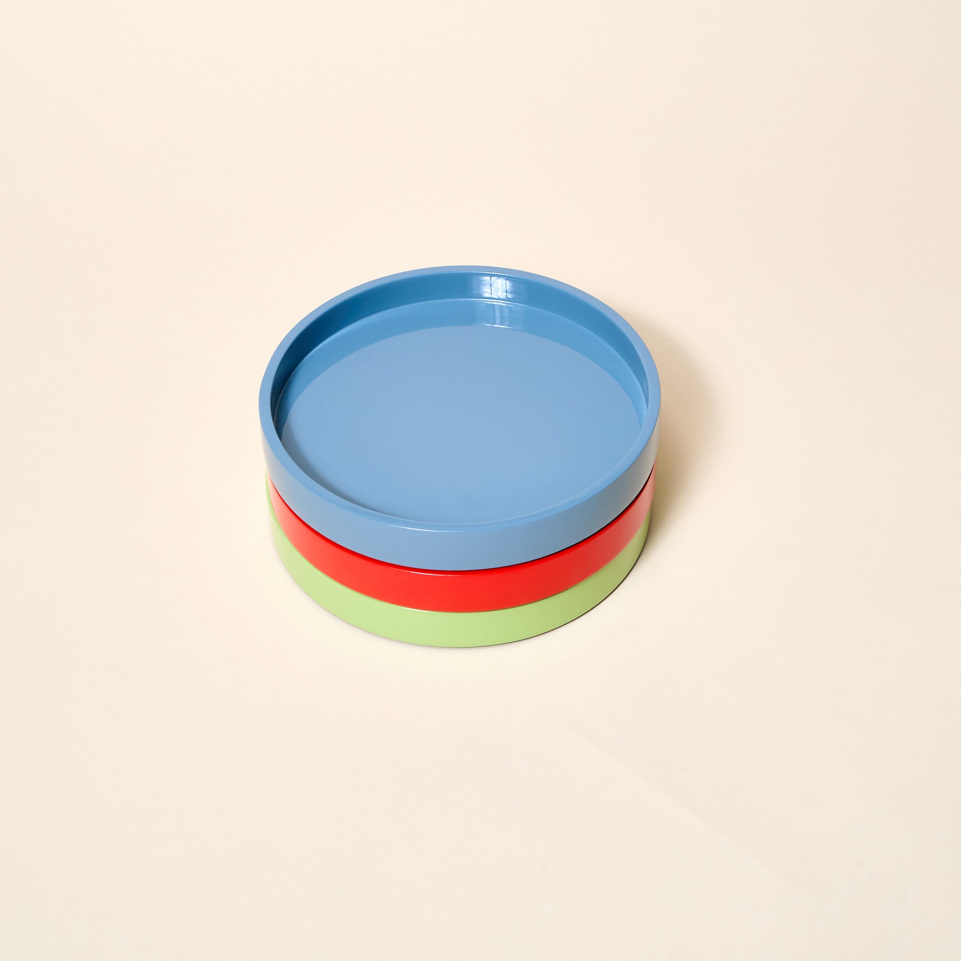 Orange, Dove Blue, Pastel Green