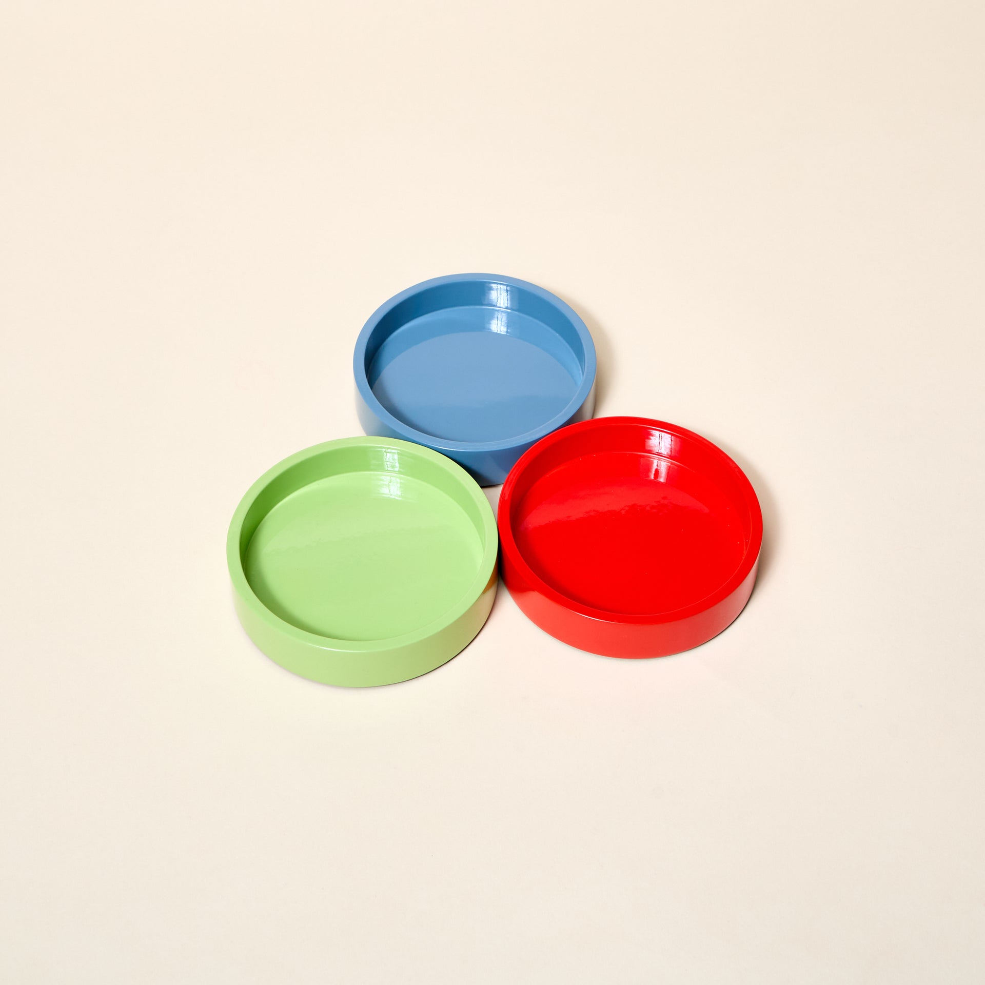 Dove Blue, Pastel Green, Orange