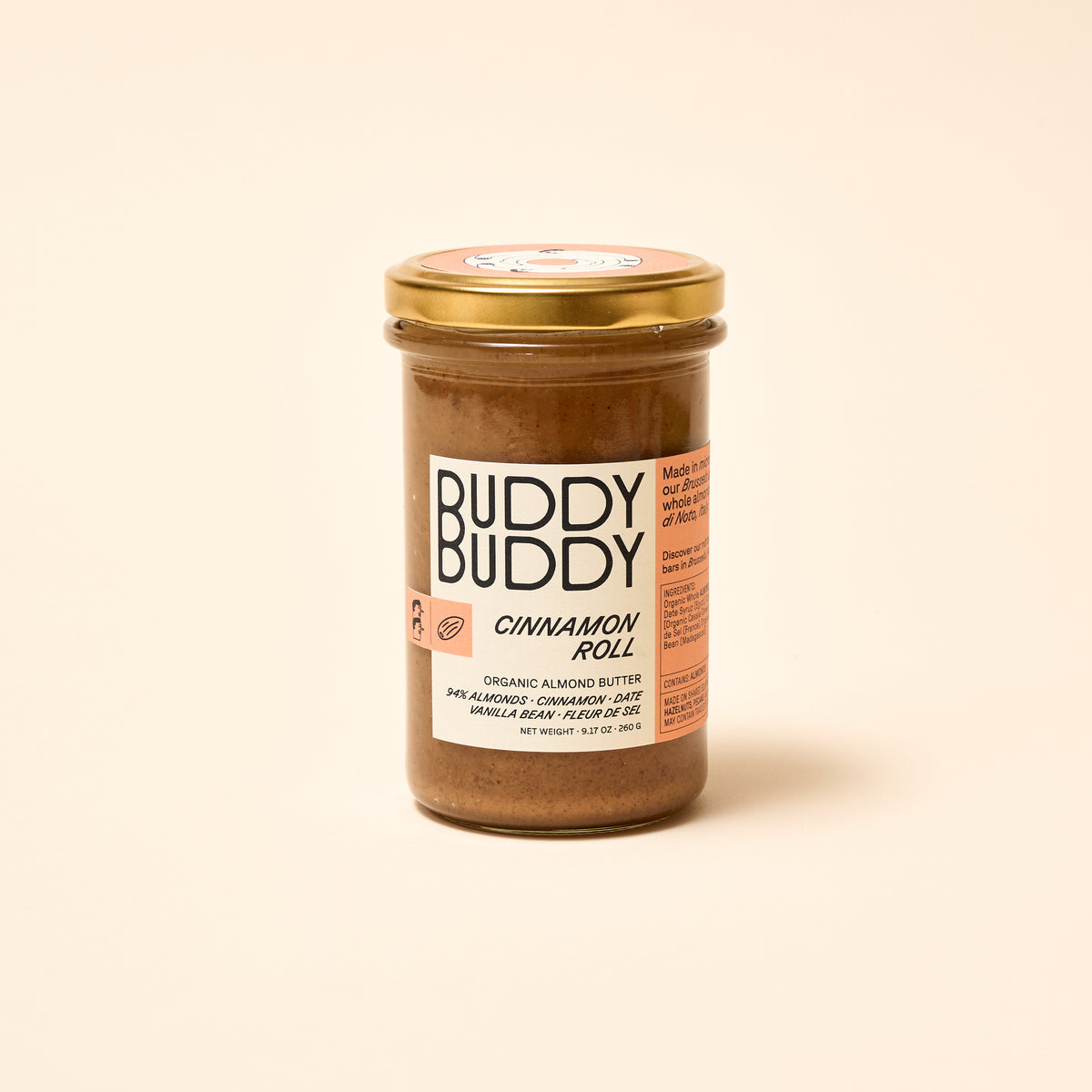 Organic Cinnamon Roll Almond Nut Butter