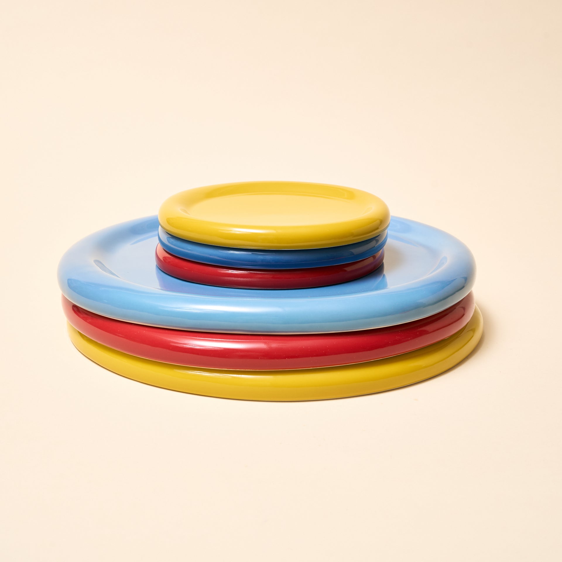 Tomato, Mustard, Cornflower