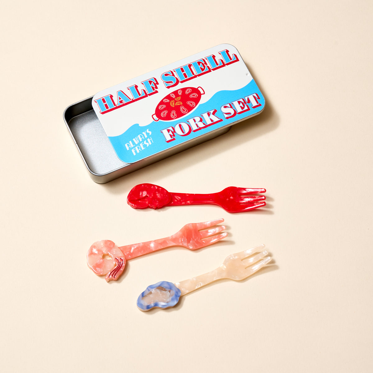 Half Shell Fork Set
