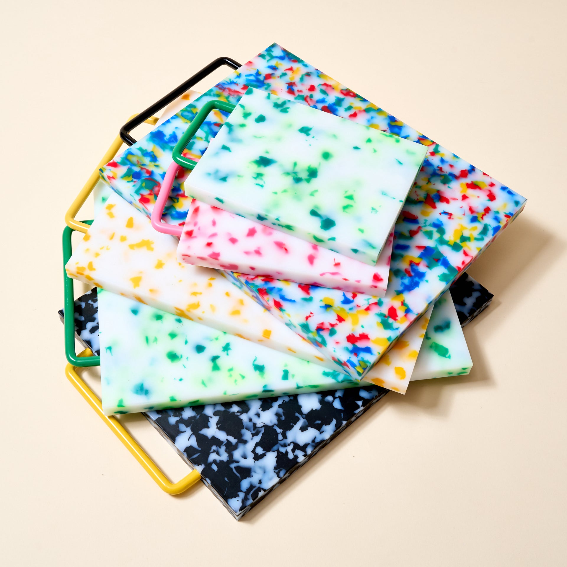 Red/White, Yellow/White, Green/White, Blue/White, Multi/Confetti, Black/White, Pink/White