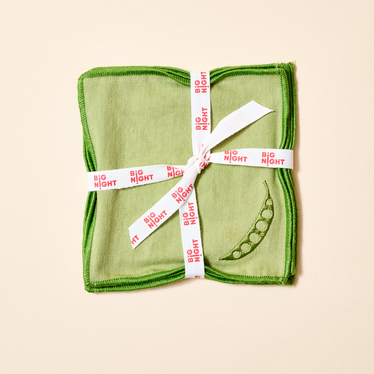 Snap Pea Cocktail Napkins
