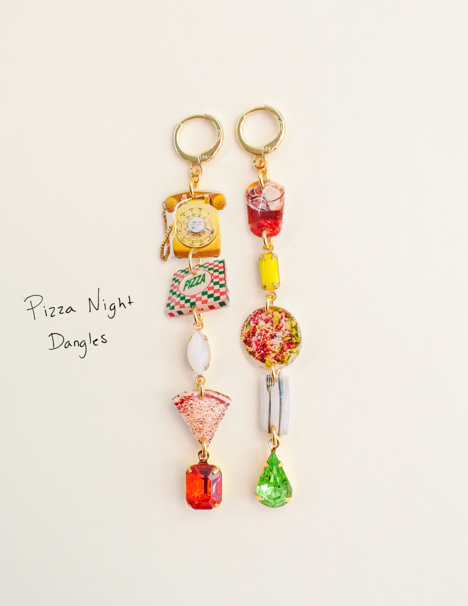 Pizza Night In Earrings