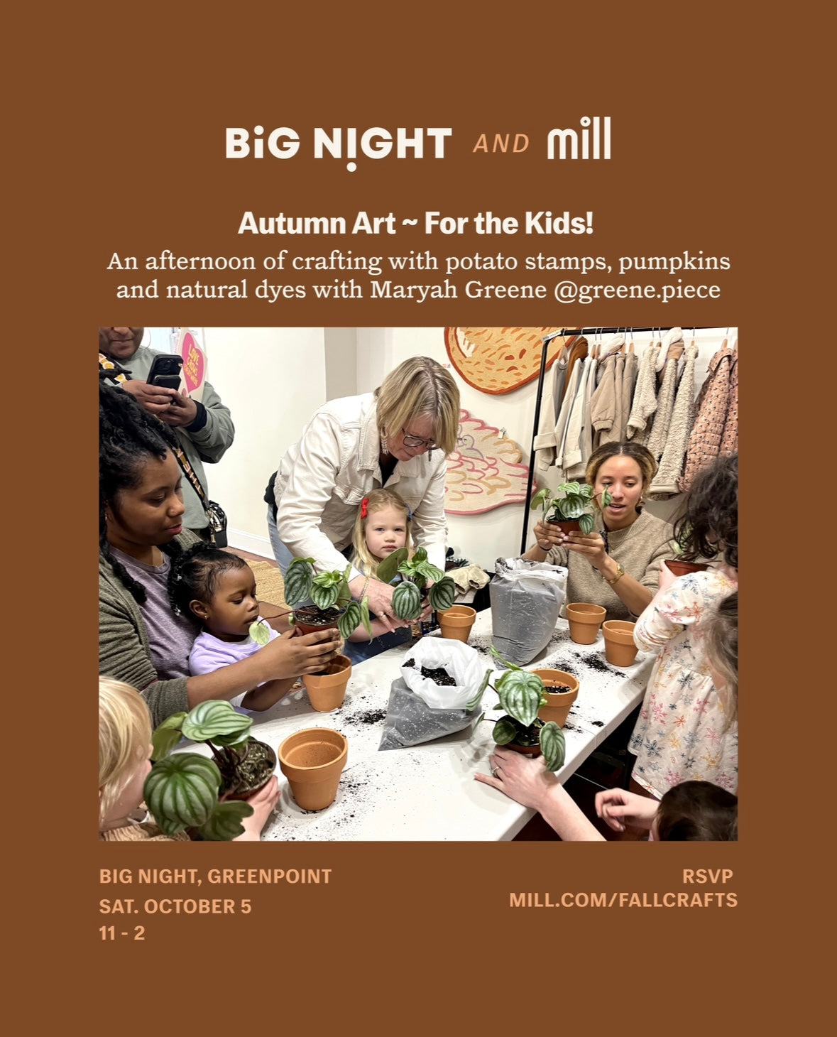 Autumn Art - FOR KIDS with Maryah Greene by Big Night Events and Mill