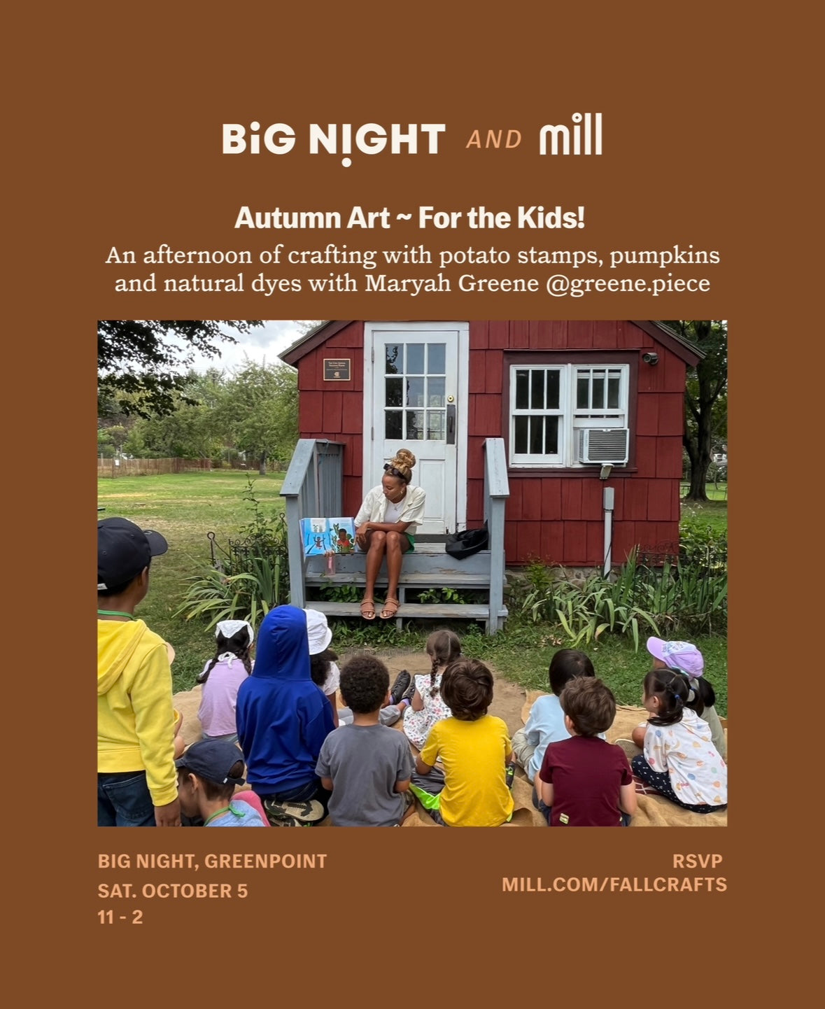 Autumn Art - FOR KIDS with Maryah Greene by Big Night Events and Mill