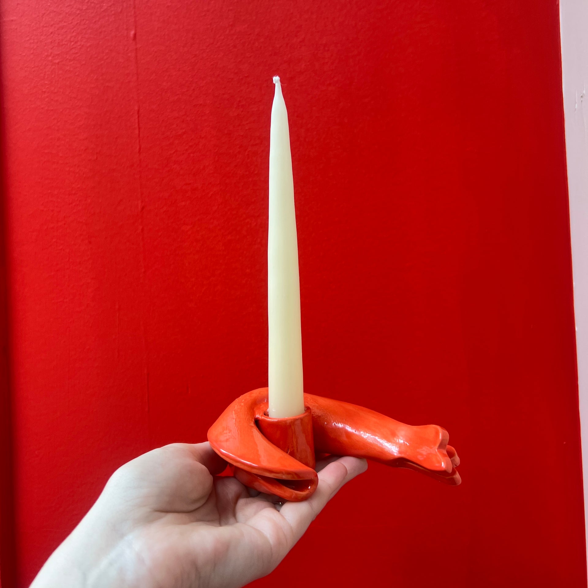 Shrimp Candle Holder