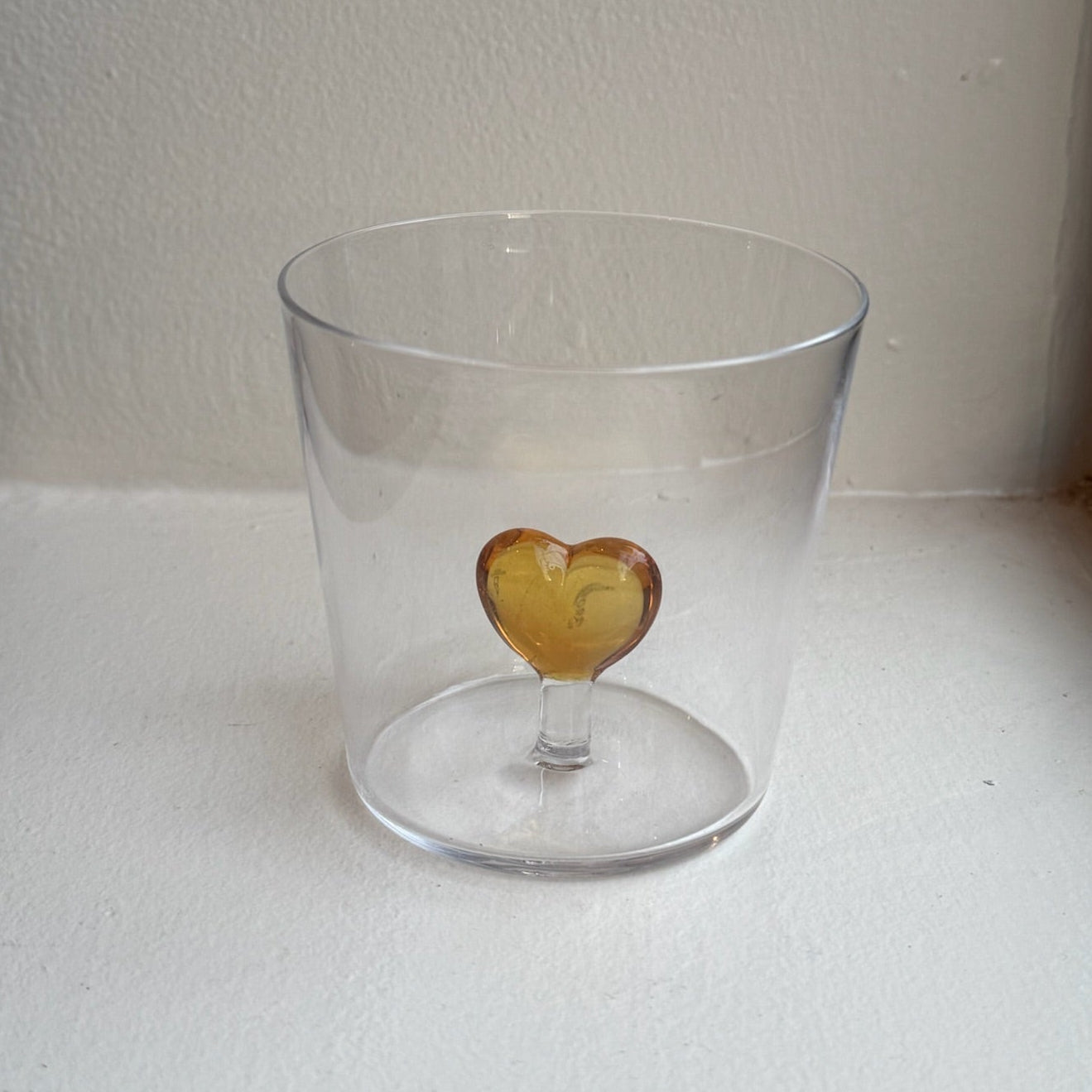 Yellow Heart Tumbler