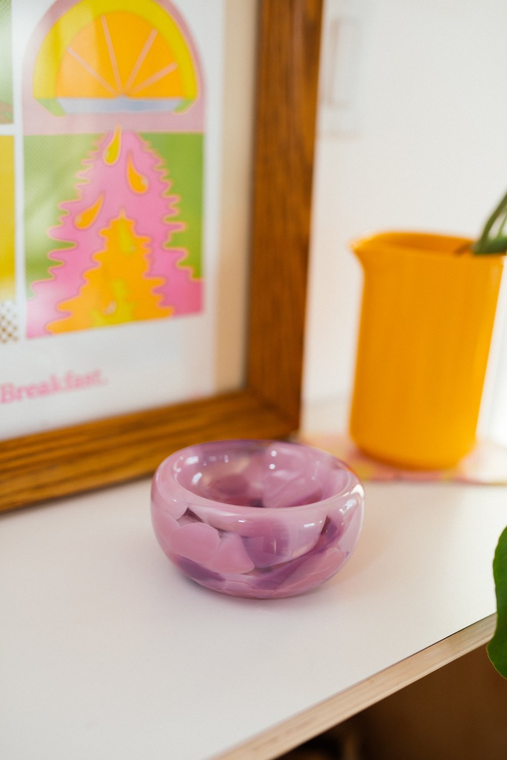 Glass Rainbow Bowl