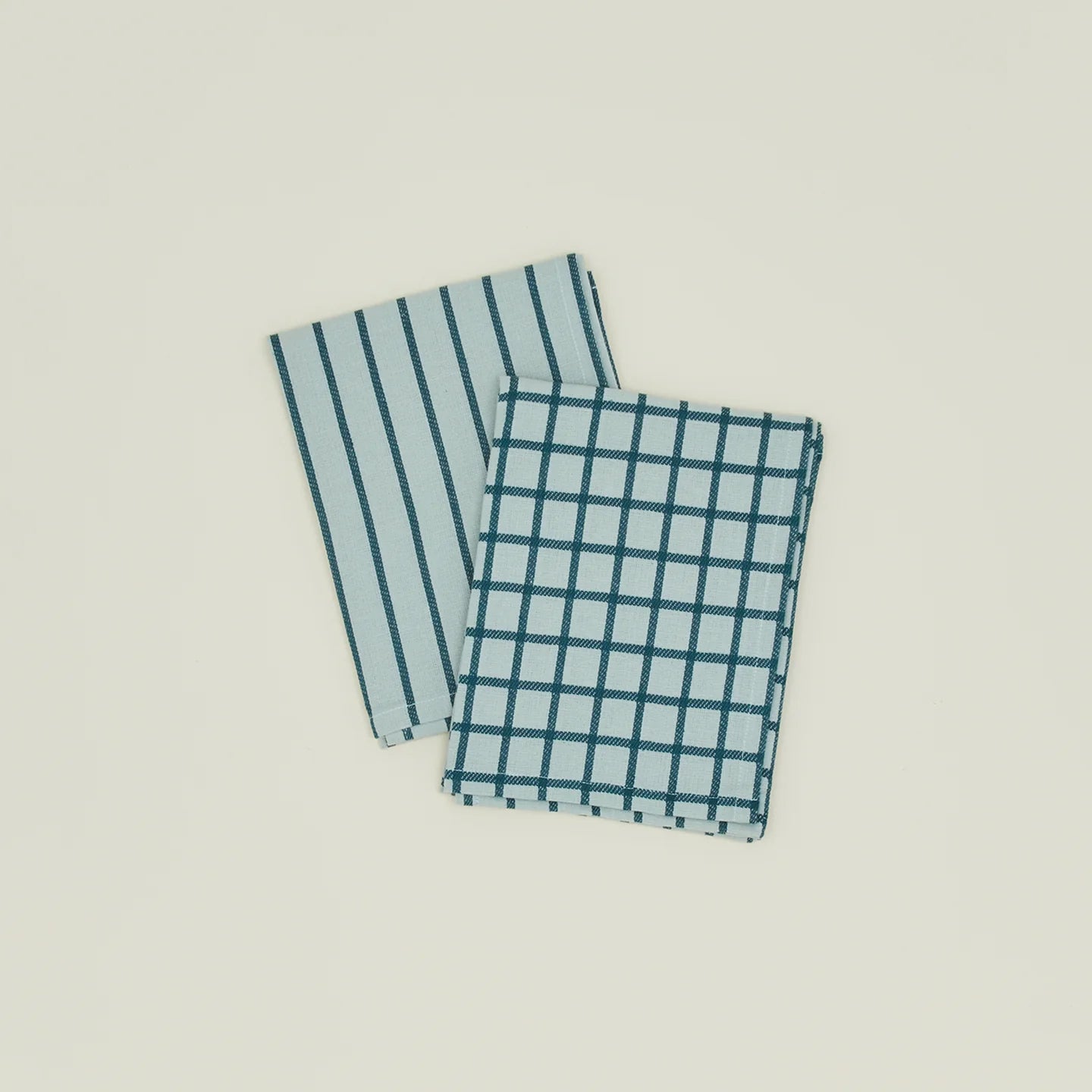 Striped & Checked Dish Towels (Set of 2)