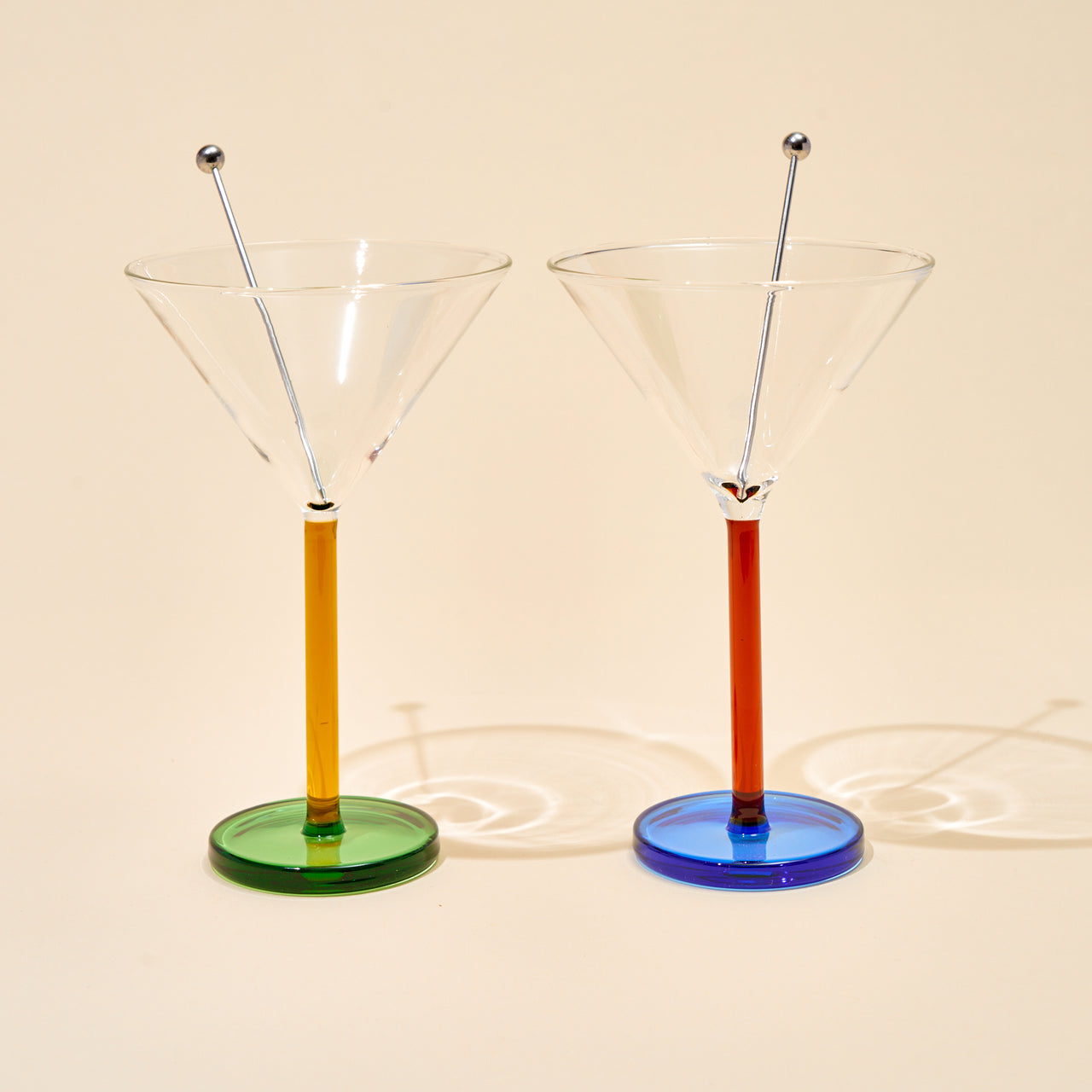 Dizzy Martini Glasses (Set of 2)