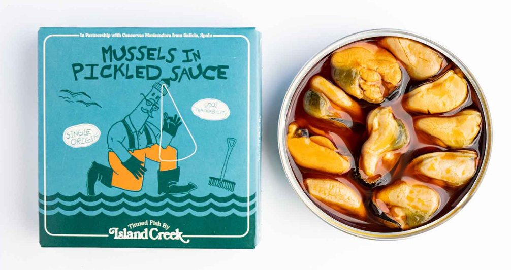 Island Creek x Mariscadora Mussels in Pickled Sauce